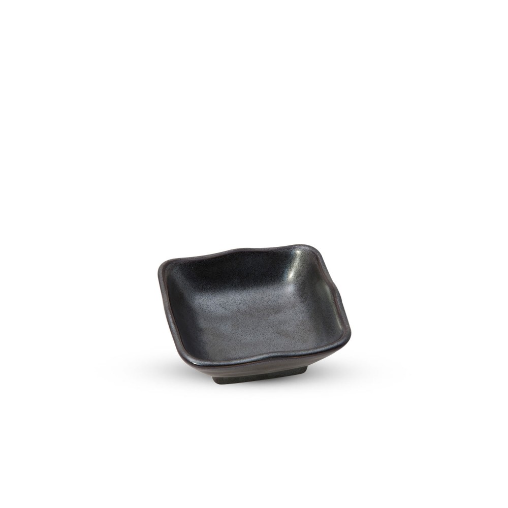 Tessa Black Square Sauce Dish