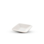 Alumina White Rhombus Sauce Dish, JSDS-A003/01