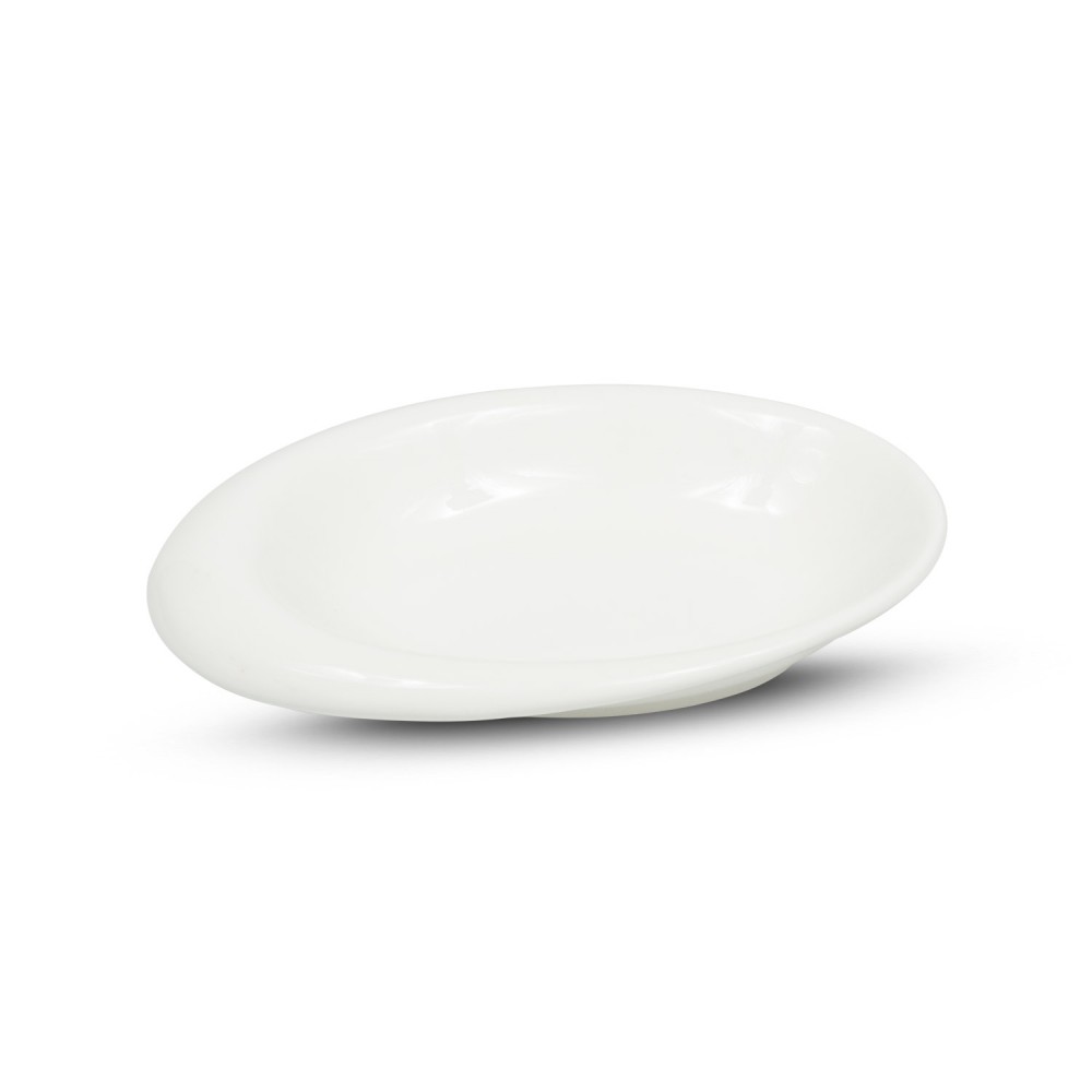  Alumina White Round Sauce Dish, JSDS-J00201