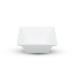 Alumina White Square Sauce Dish, JSDS-J01401