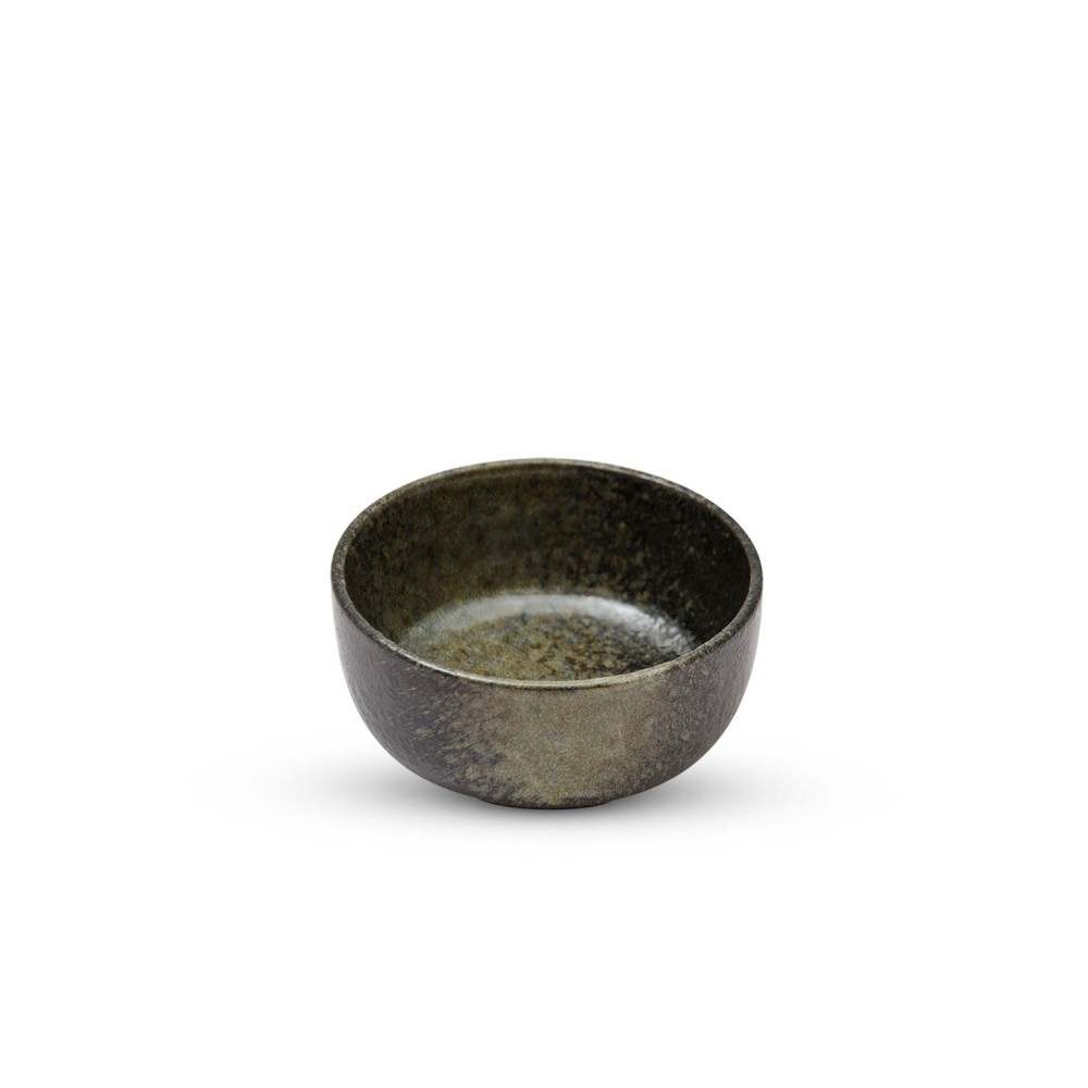 Black Moss Patterned Ramekin Dish