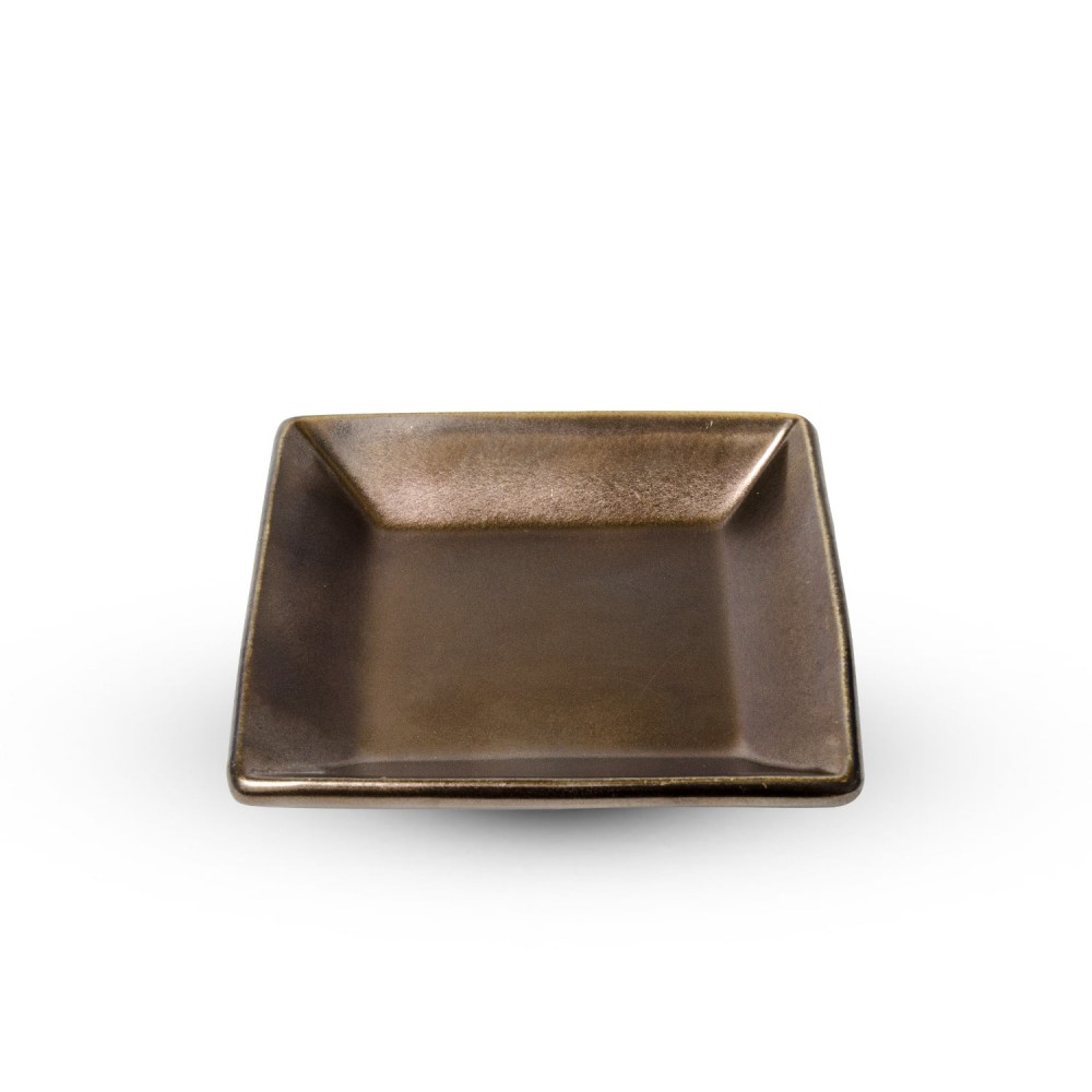 Kinsai Gold Square Sauce Dish