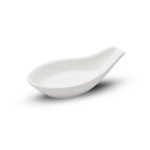  Fusion White Ceramic Spoon Holder, JSPN-105 