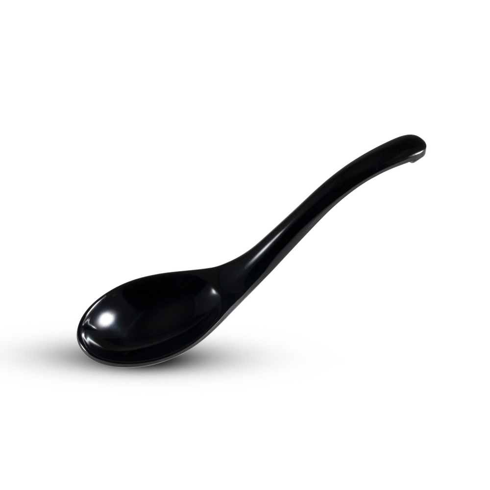 Black Relaxed Melamine Spoon