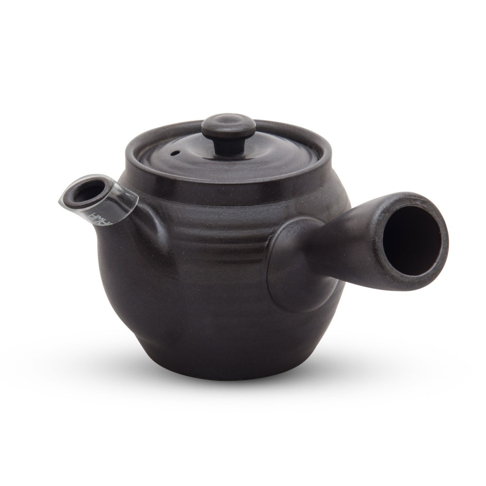 Tsubo Round Gray Teapot