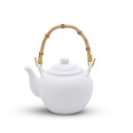  Fusion White Teapot, JTEP-A0216