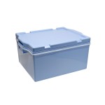 Plastic Blue Rice Container