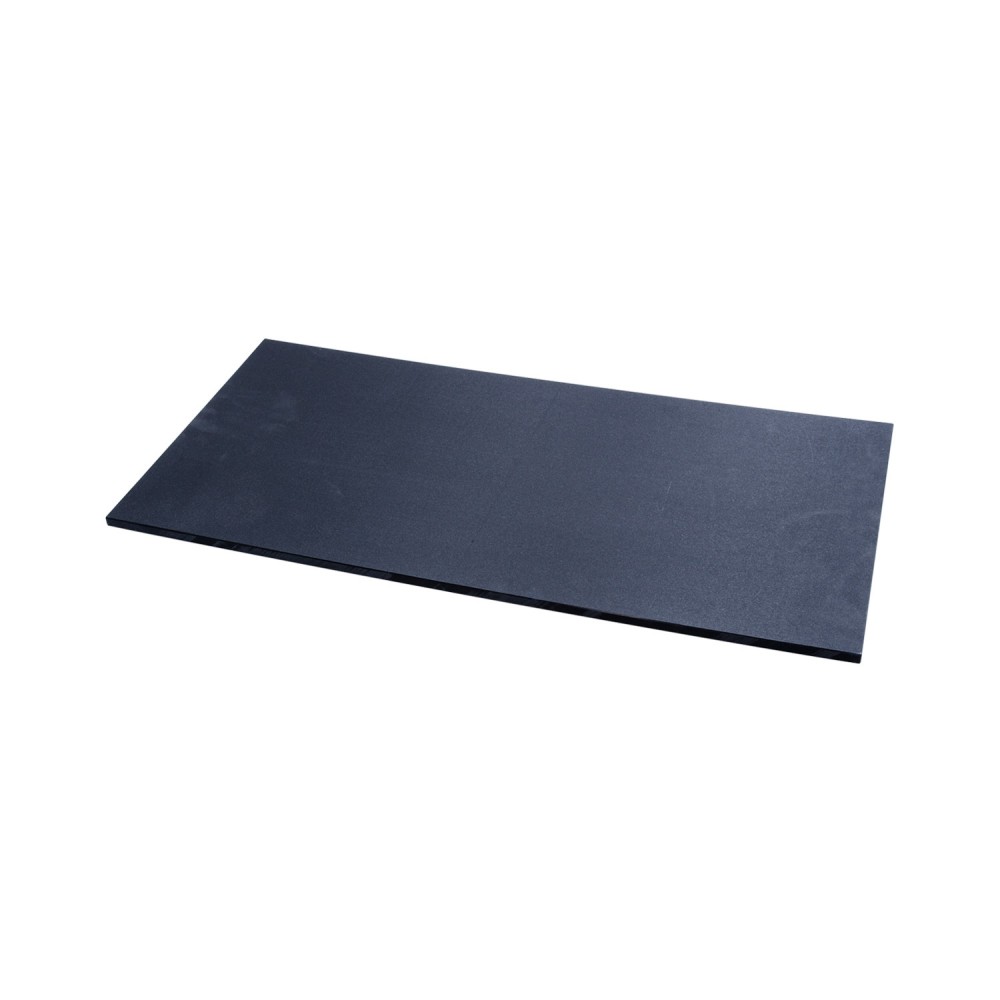 Black Textured and Slip Resistant Polyethylene Cutting Board 19.75"L x 9.75"W x 0.5"H