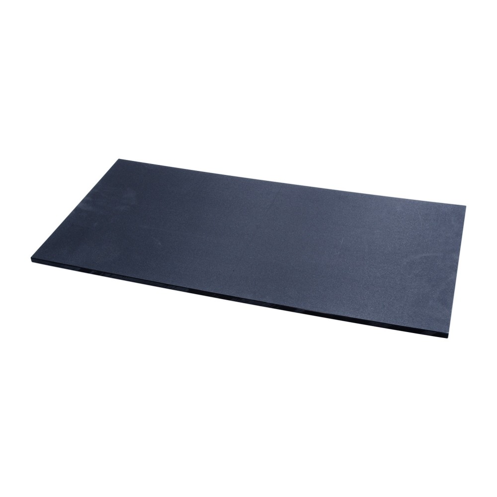 Black Slip Resistant Polyethylene Cutting Board 33"L x 15.25"W x 0.75"H