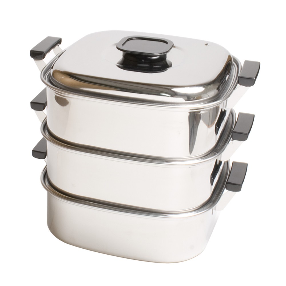 3 Tier Stainless Steamer, JTK-304-02A