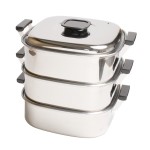 3 Tier Stainless Steamer, JTK-304-02A