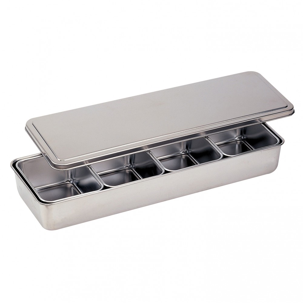 Stainless Yakumi Pan - 4 compartments