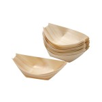 Disposable Pine Boat - 3"L