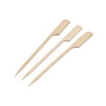 Flag / Gun Shaped Bamboo Skewers (Teppo Gushi) Natural 3.5" (9cm) (100pcs/pk)